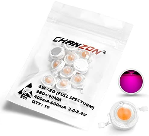 Full spectrum three watt led chips