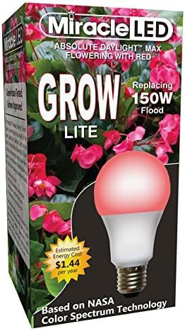 Red spectrum LED grow light bulb