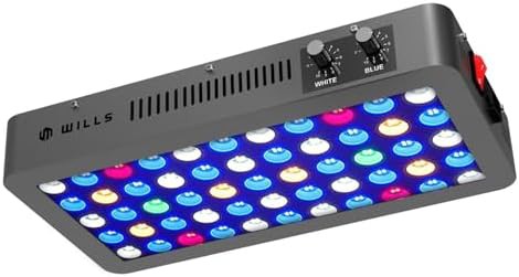 Compact hanging full spectrum aquarium light