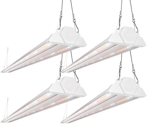 Four pack of four foot hanging fixtures