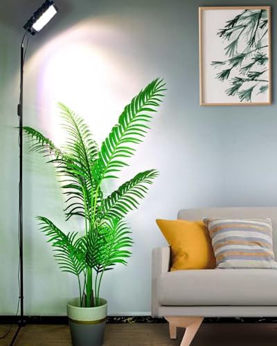 Adjustable tripod floor lamp with timer