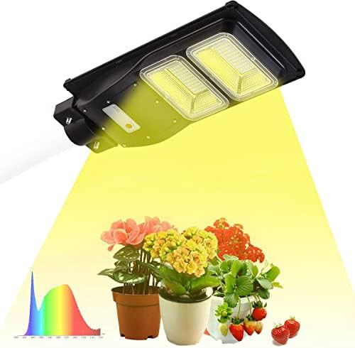 Solar cordless motion sensor grow light
