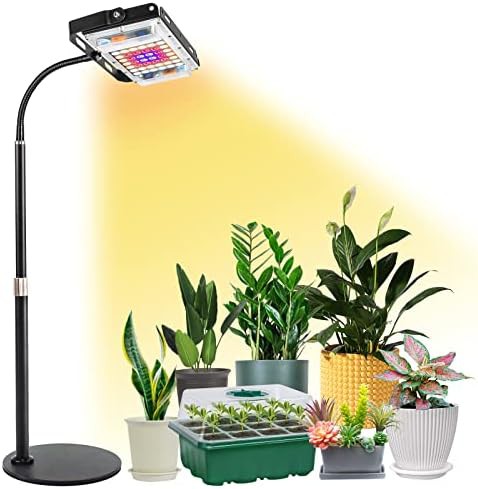 Desk LED height adjustable plant light