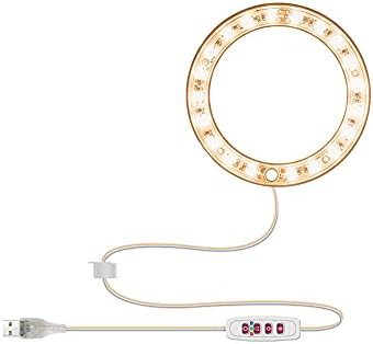 Natural white angel ring grow light single unit