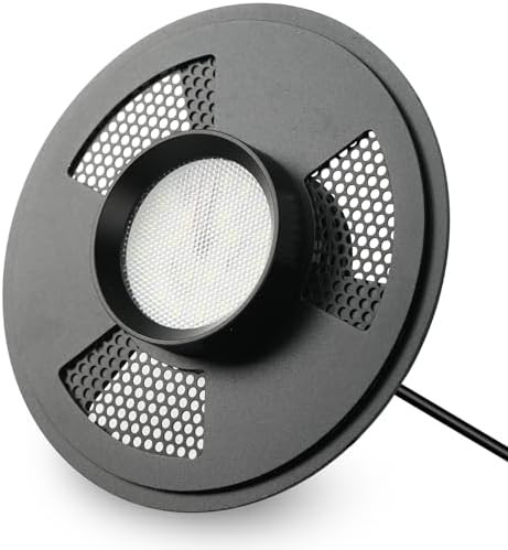 Six inch glass terrarium lamp with timer