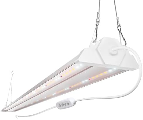 Single four foot grow light with timer