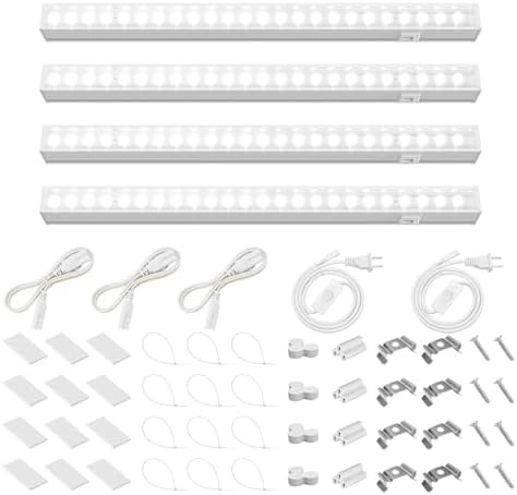 T5 grow light 1 ft 4 pack white