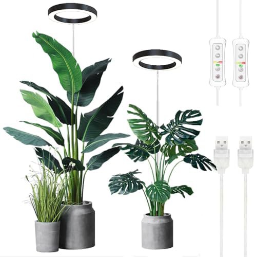Two pack white adjustable lights