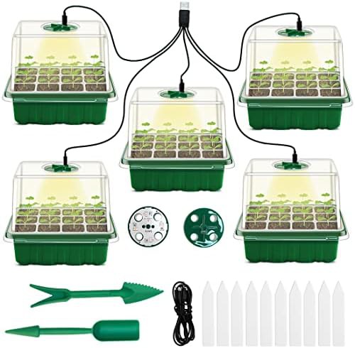 GOONMILL 12-cell seed starter tray with lights