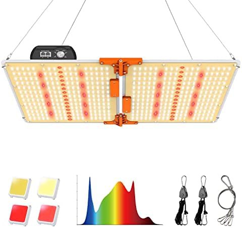 QUAL-B-2200 white dimmable plant growing lamp