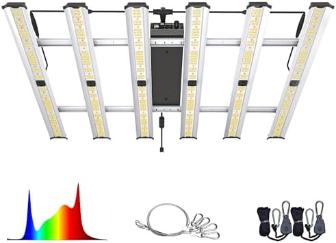 320W hanging dimmable panel grow light
