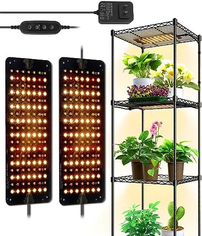 Ultra thin grow light panel dual