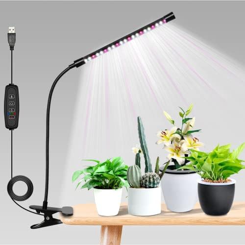 White single tube full spectrum timer light