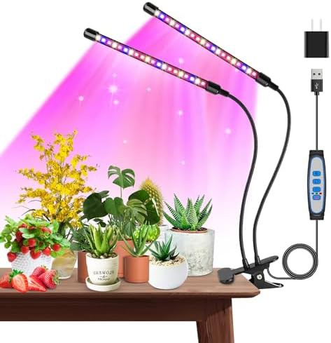 Forty LED two head clip light