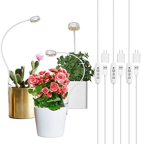 clip-on plant light three pack