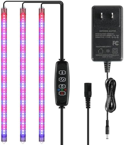 Red and blue strip light for hydroponics