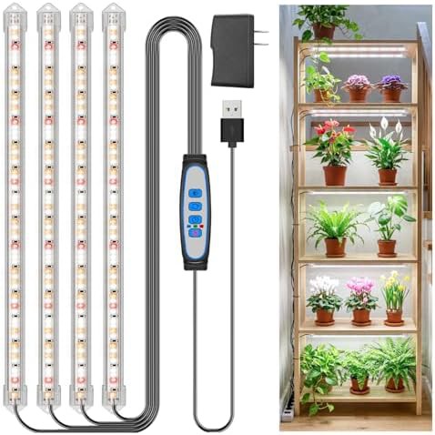 16in four bar timer plant light