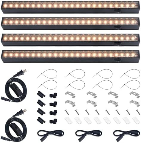 T5 strip grow light yellow 4 packs