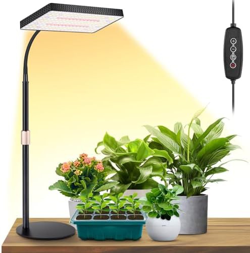 Desktop plant lamp with 214 LEDs