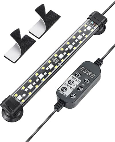 Multi colored LED aquarium light 8 in