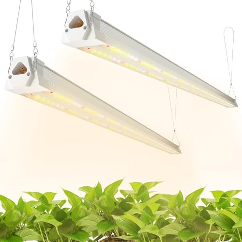 Two pack of slim indoor grow light strips