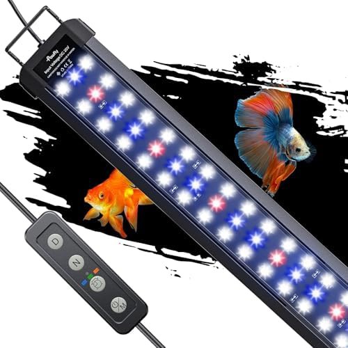 Large extendable aquarium light 36 to 42 in