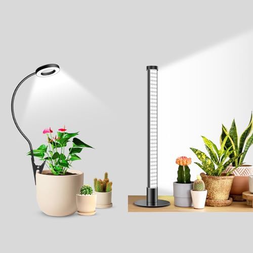 Desktop grow light with multiple installation options