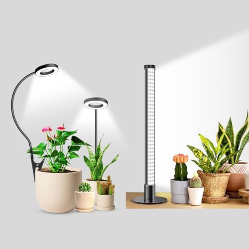 Desktop plant light with full spectrum output