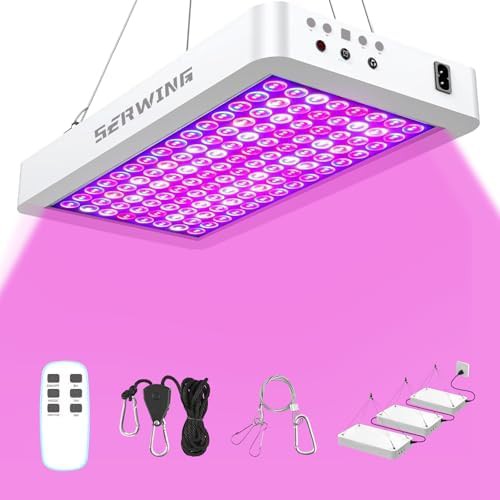 Full spectrum dual chip grow light with switches