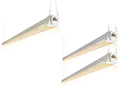 Three pack of plugin grow lights with switch