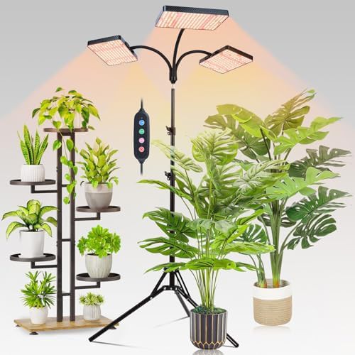 High output tall stand grow light