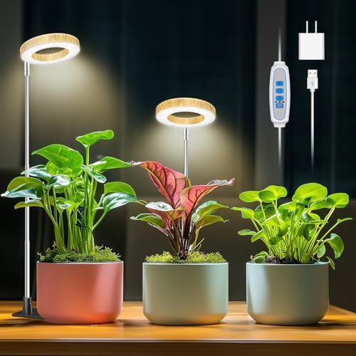 Two pack full spectrum plant lights
