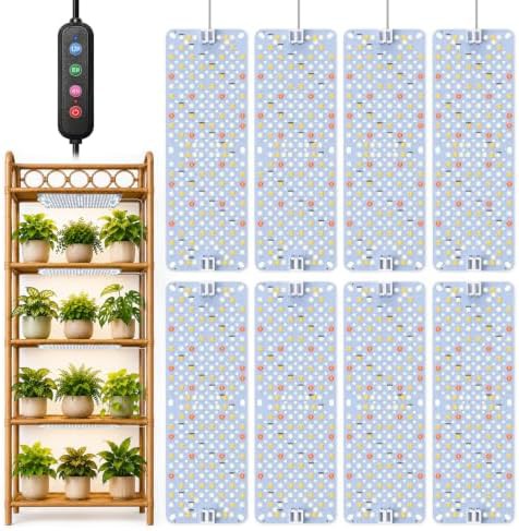 Full spectrum daisy chain shelf panels