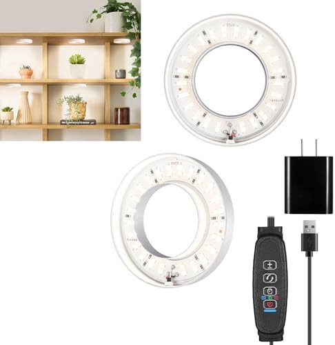 White halo angel ring ceiling grow lamp