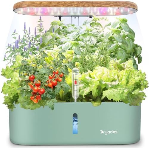 Twelve pod hydroponic indoor garden system