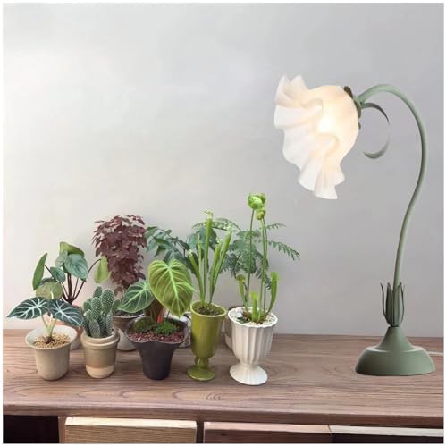 Decorative desktop light for mini plants