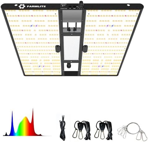 FARMLITE 200W quantum panel grow light with daisy chain