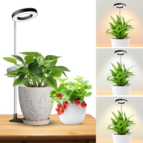 Small 3.5in plant light with stand