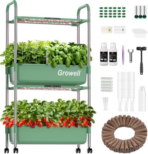 Vertical 54 pod herb garden kit