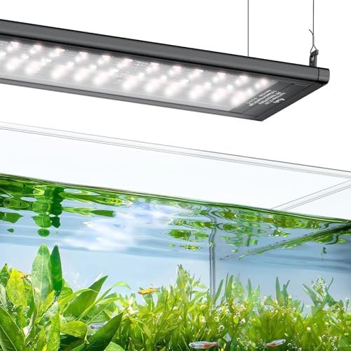 Timer controlled aquarium light 16 to 22 in
