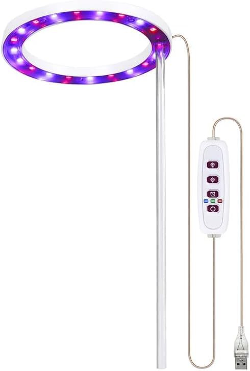 Red and blue spectrum USB phytolamp