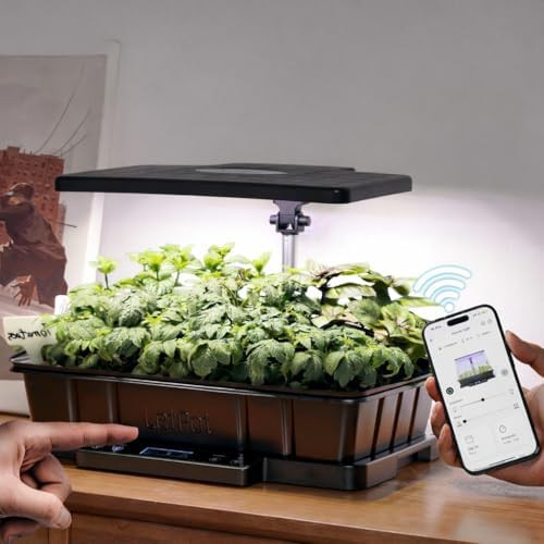 Smart seed starter with humidity dome