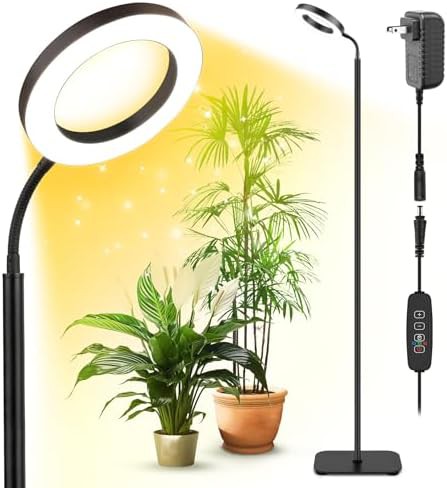 LED growing light for seed starting