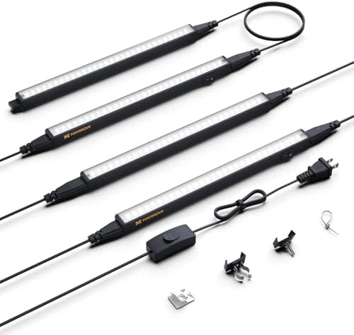 Black 1ft T5 seed light 4 pack