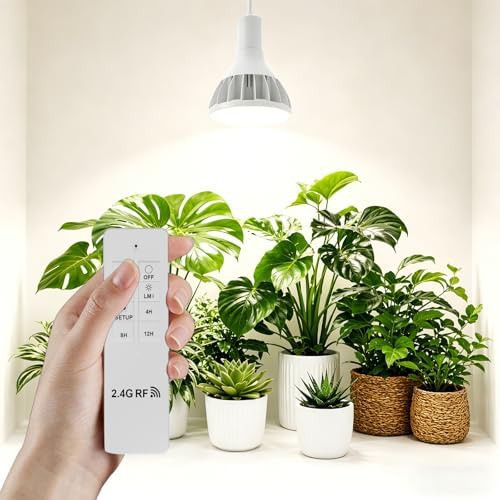 Remote control PAR38 grow light bulb