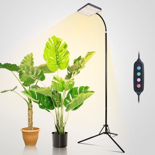 Orchbloom bright grow light with stand for tall plants