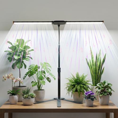 Desktop strip lamp for indoor plants