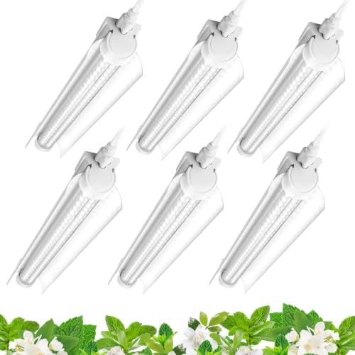 T8 1 ft grow light 5000k 6 pack