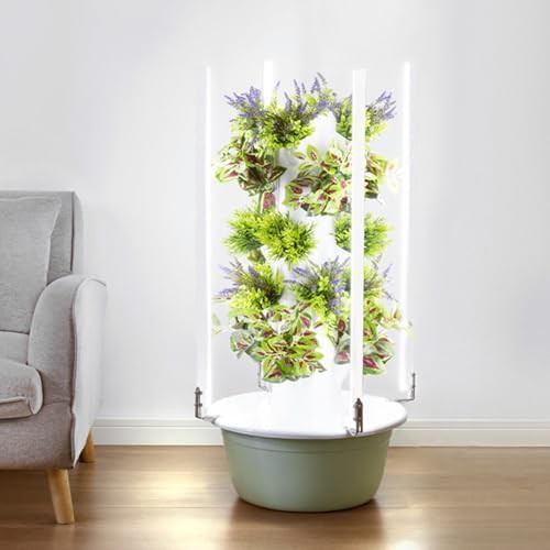 Seven floor smart hydroponic garden tower