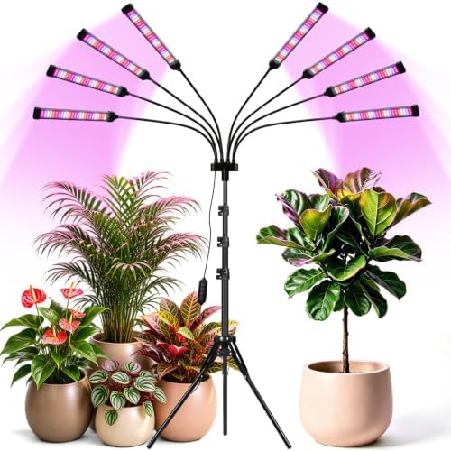 Yehsence 800 LED dimmable tripod grow light